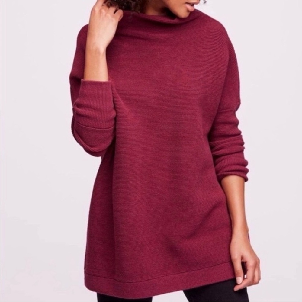 Free People Ottoman Tunic in Maroon Size XS
